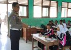 Dalam rangka POLICE GO TO SCHOOL Kanit lantas Polsek Arjawinangun Binluh Dikmas lantas pelajar SDN 2 Jungjang wetan