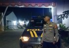Antisipasi kerawanan dini hari, Polsek Lemahabang rutin laksanakan Patroli Subuh.