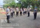 Kapolsek Plered Pimpin Apel Pagi Tekankan Pentingnya menjaga kondusifitas keamanan di wilayah hukum Polsek Plered.