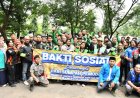 Polresta Cirebon Gelar Patroli dan Baksos Kepada Driver Ojek Online dan Tukang Becak
