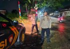 Cegah Pencurian dan Kejahatan di malam hari, Polsek Lemahabang laksanakan Patroli jalur rawan
