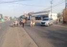 Melaksanakan Giat Rutin PH Pagi Jalur Pantura di Perempatan Bunder termasuk Desa Bunder Kec. Susukan Kab. Cirebon.