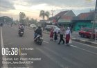 Pengaturan Lalu Lintas Pagi Jalur Pantura Palimanan-Cirebon Depan SMK Nusantara, SMPN 2 Plered SDN 3 Tegalsari