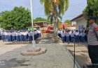 Police Goes to School Polsek Beber, Ps Kanit Binmas Jadi Pembina Upacara Berikan Motivasi dan Penyuluhan di SMPN 1 Beber