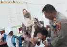 ‎Polsek Gebang Polresta Cirebon Monitoring Pelaksanaan  BIAS ( Bulan Imunisasi Anak Sekolah)  di SDN 1  Gebang Udik Kecamatan Gebang