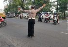 Polsek Arjawinangun Pengaturan pagi berikan kelancaran kepada pengguna jalan