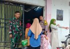 Bhabin dan Babinsa serta Pemdes Japura Bakti Kecamatan Astanajapura  monitoring Program Bantuan Pangan