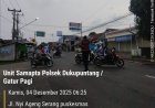 Polsek Dukupuntang Laksanakan Giat Rutin PH Pagi Di Pertigaan Depan Puskesmas Sindangjawa Kecamatan Dukupuntang Kabupaten Cirebon