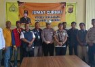 Jum'at Curhat Polri, Kanit Lantas Polsek Lemahabang dengar saran pendapat paguyuban tukang parkir