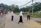 Dalam Rangka Pelayanan Kepada Masyarakat, Polsek Kaliwedi Laksanakan Giat Rutin PH Pagi Di Depan  SMPN 1 Kaliwedi Kec.Kaliwedi Kab. Cirebon