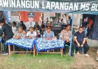 Pimpin Pengamanan Sepakbola Kuwu Cup III Desa Danawinangun Kapolsek Klangenan Berikan Kenyamanan Kepada Masyarakat