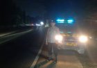 Jaga Kamtibmas dan Cegah Kejahatan C3, Polsek Beber Lakukan Patroli Blue Light di Jalan Raya Beber pada Dini Hari Tadi