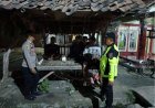 Kapolsek Babakan Pimpin Patroli Sambangi Pos Kamling, Jalin Komunikasi dengan Warga