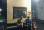 Jalin silaturahmi dan Pelihara Kamtibmas, Patroli Polsek Lemahabang sambangi Pos Satkamling