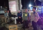 Cegah kejahatan jalanan Polsek Gebang Polresta Cirebon Laksanakan Patroli malam  dialogis bersama Warga Desa Gebang ilir