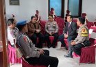 Kapolsek Arjawinangun menggelar Minggu Kasih sebagai Sarana menampung semua aspirasi masyarakat di GBI Arjawinangun.