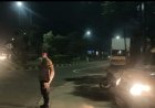Malam hari Antisipasi Tindak Kejahatan, tawuran dan geng motor Serta C3 laksanakan Patroli perbatasan.