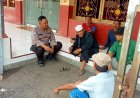 Menjelang Nataru Kanit Binmas sambang warga di satkamling guna menjaga kondusifitas wilayah tetap terjaga dengan baik menjelang Nataru.