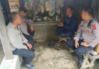Patroli Polsek Kaliwedi Sambangi Warga Desa Ujungsemi