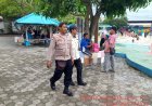 Ciptakan situasi aman dan kondusif pasca perayaan Natal 2025 dan libur Tahun 2026, Unit SPKT Polsek Pabuaran Polresta Cirebon tingkatkan Patroli di Obyek Wisata kolam renang Jempol Waterboom Ciledug Kab. Cirebon.