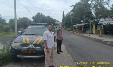 Antisipasi Kejahatan anggota Polsek Susukan lebak Polresta Cirebon intensifkan patroli antisipasi C3, geng motor serta kejahatan lainnya