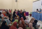 Kapolsek Lemahabang hadiri Rapat Sosialisasi Pasar Darurat / Pasar Sementara Pasca Kebakaran Pasar Lemahabang Desa Lemahabang Kulon.