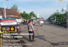 Antisipasi Kemacetan dan Laka Lantas, Polsek Lemahabang Gelar Pengaturan Lalu Lintas Pagi di Pertigaan Cipeujeuh