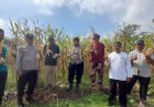 Panen Raya Jagung Pipil Polsek Depok di Desa Getasan Dukung Program Ketahanan Pangan
