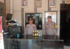 Gelar Operasi Pekat, Polsek Gegesik Amankan Sejumlah Minuman Keras Tanpa Izin