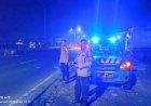Blue light patrol Cegah kejahatan jalanan Polsek Gebang Polresta Cirebon Laksanakan Patroli malam di Wilkum Polsek Gebang