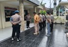 Apel Pagi dan Serah Terima Piket Jaga, Polsek Babakan Pastikan Kesiapsiagaan Personel