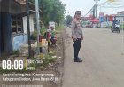 Polsek Karangsembung Laksanakan PH Pagi di Jalan Raya Karangsembung, Wujud Kepedulian Polri terhadap Keselamatan Masyarakat