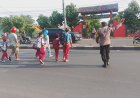Giat Rutin PH Pagi Jalur Pantura Palimanan-Cirebon Depan SMK Nusantara, SMPN 2 Plered SDN 3 Tegalsari