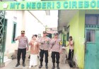 Kapolsek Arjawinangun beserta anggota melaksanakan pengamanan dan pengawalan kegiatan Karnaval HUT MTSN 3 Cirebon ke 58 tahun