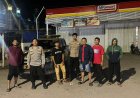 Unit Patroli Polsek Babakan Sambang Objek Vital PT Alfamart Babakan