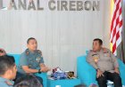 Kapolresta Cirebon Silaturahmi dengan Danlanal Cirebon, Perkuat Sinergitas Pengamanan Darat dan Perairan