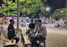 Kapolsek Weru Pimpin Patroli Dialogis, Jaga Situasi Aman dan Kondusif di Pusat Kuliner Trusmi