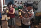 Cegah Gangguan Kamtibmas Akibat Minuman Beralkohol, Polsek Lemahabang Intensifkan Razia Miras