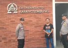 Polsek karangsembung polresta cirebon laksanakan minggu kasih di gereja GKI karangsembung di desa karangsembung kecamatan karangsembung Tingkatkan kedekatan jemaat gereja dan personil polri