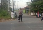 Polsek karangsembung laksanakan PH pagi di jalan raya karanganyar kecamatan karangwareng wujud kepedulian polri terhadap keselamatan masyarakat.
