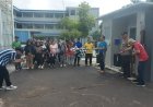 Polsek Sedong Amankan dan Ikuti Jalan Santai Peringatan HUT ke-3 Kampus Siber Cendekia Internasional