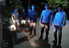 Patroli Malam  sampaikan pesan Kamtibmas guna menjaga situasi tetap kondusif.