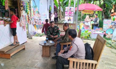 Sinergitas Bhabinkamtibmas dan Babinsa Karangwangi dalam Pam Organ Tunggal.