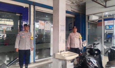 Patroli Siang dan Sambang Objek Vital, Polsek Panguragan Sampaikan Himbauan Kamtibmas