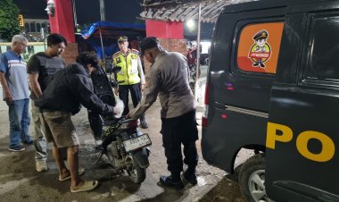 Gelar Ops Pekat, Polsek Gegesik Amankan Sejumlah kendaraan yang memakai Knalpot tidak sesuai Standar spesifikasi teknis dan Sejumlah Minuman Keras tanpa Izin