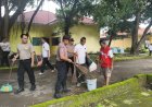 Tingkatkan Tata Kelola dan Kebersihan Lingkungan, Polsek Susukanlebak Bersama Muspika Gelar Kerja Bakti di Alun-Alun Kecamatan
