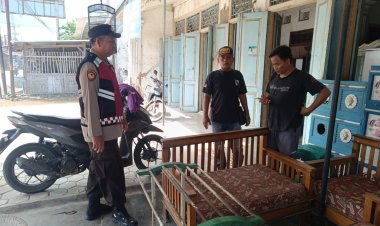 Unit Patroli Polsek Babakan Laksanakan Patroli Dialogis Bersama Perangkat Desa dan Tokoh Masyarakat di Desa Kudukeras