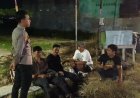 Patroli Malam Polsek Gebang Polresta Cirebon, Sampaikan Imbauan Kamtibmas kepada Remaja di Desa Gebang Kulon