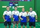 Kebersamaan Tulus Kapolda Jabar dan Kajati Sebagai Mitra Strategis Lewat  Farewell Badminton