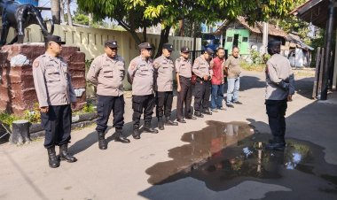 Kapolsek Ciwaringin Pimpin Apel Pagi, Tekankan Penguatan Kamtibmas dan Pelayanan Humanis
